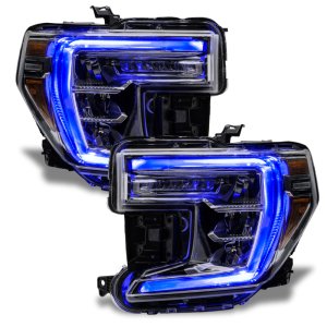GMC Sierra 1500 Headlight DRL Upgrade Kit - ORACLE Lighting - ColorSHIFT w/o Controller - RGB+W - `19-`21